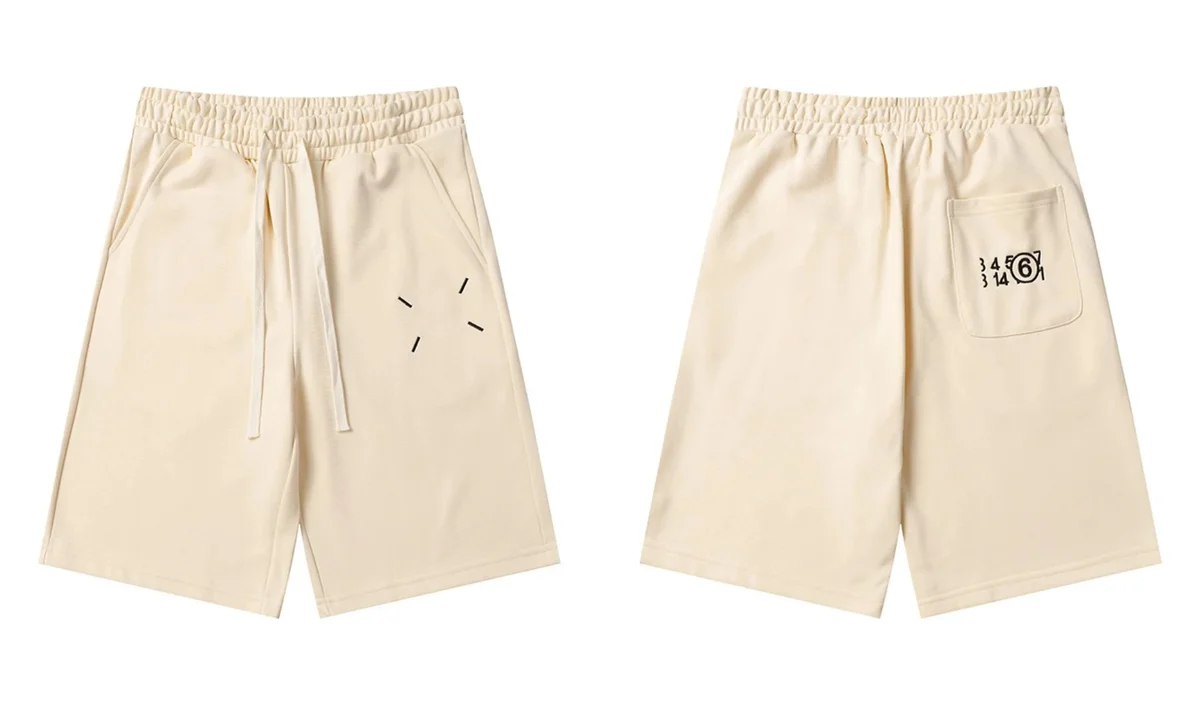 Other Beige Solid Shorts Casual Beige - 1