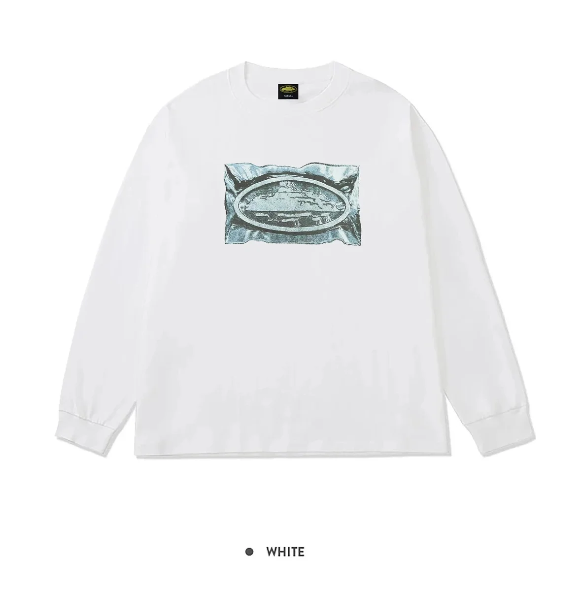 Other White Graphic Long Sleeve T-Shirt White - 1