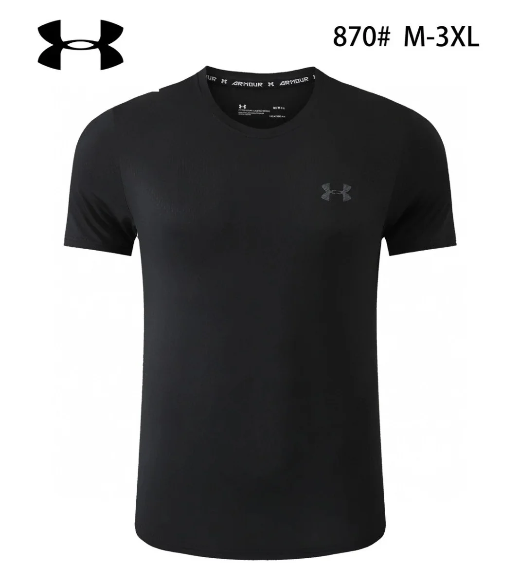 Under Armour Under Armour 870# Black T-Shirt Men Black - 1