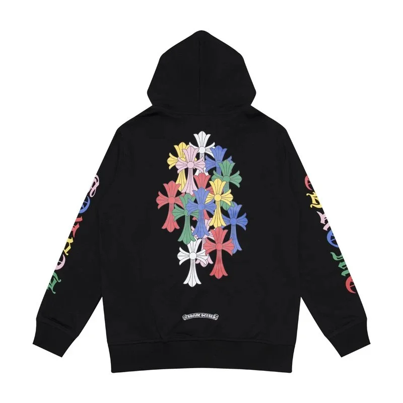 Chrome Hearts Chrome Hearts CH Cross Black Multicolor Cross Hoodie Black