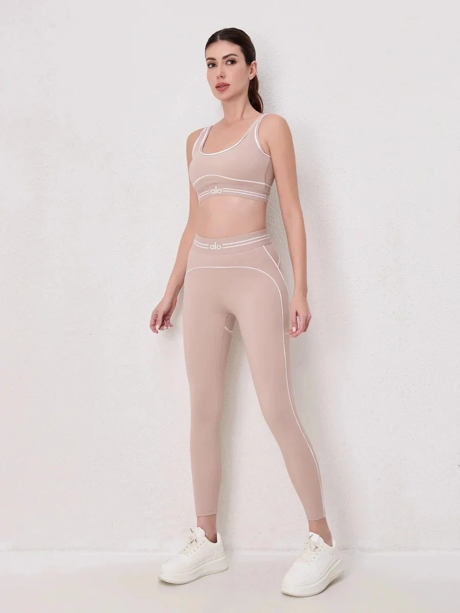 Alo Yoga Alo Yoga Light Pink Co-ord Set Pink - 1