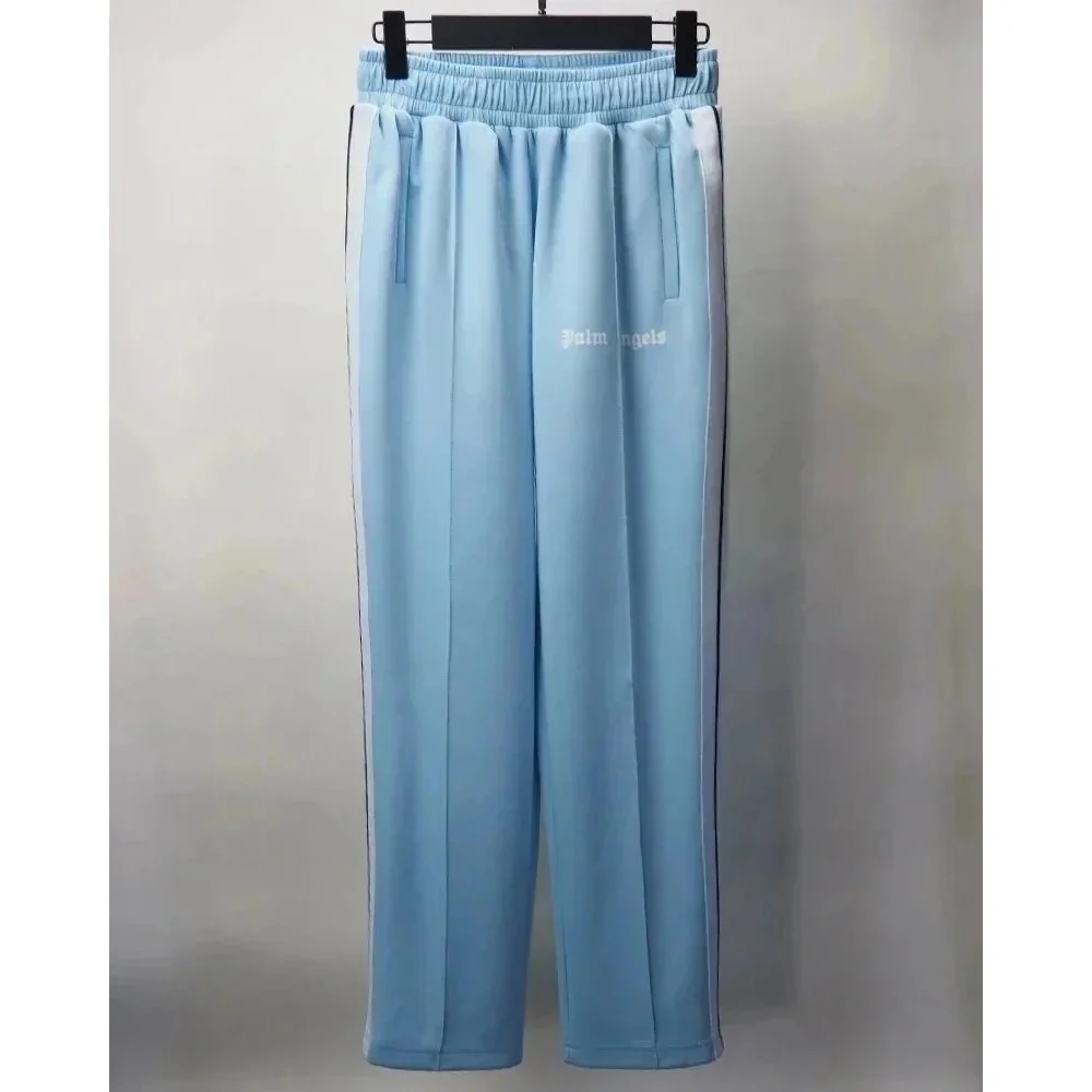 Palm Angels Palm Angels Sky Blue Track Pants Blue - 1
