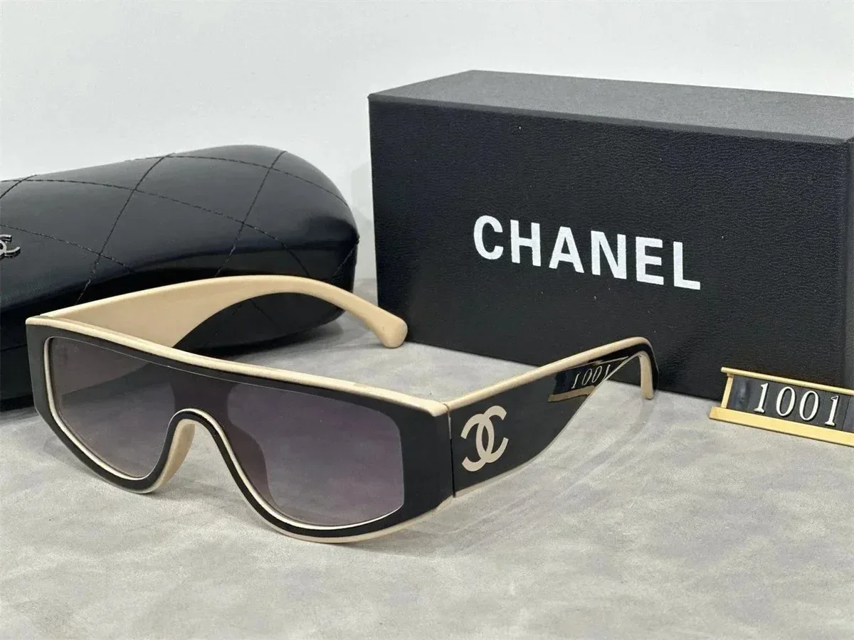 Chanel Chanel 1001 Black/Beige Sunglasses Black