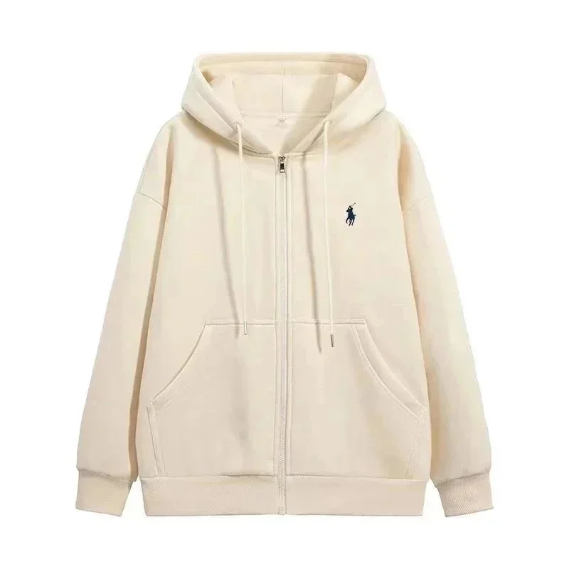 Polo Ralph Lauren Polo Ralph Lauren QS24 Beige Zip-Up Hoodie Beige - 1