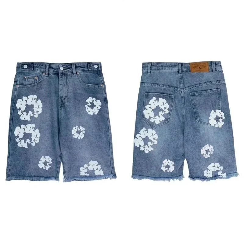 Other Floral Denim Shorts Blue - 1