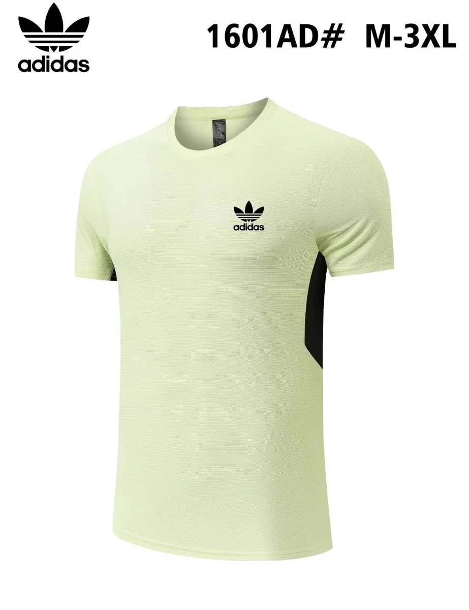 Adidas Adidas Three Stripes Light Green T-Shirt Green - 1
