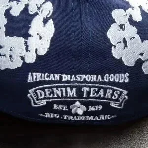Other Denim Tears TH2 African Diaspora Goods Cap Navy - 1