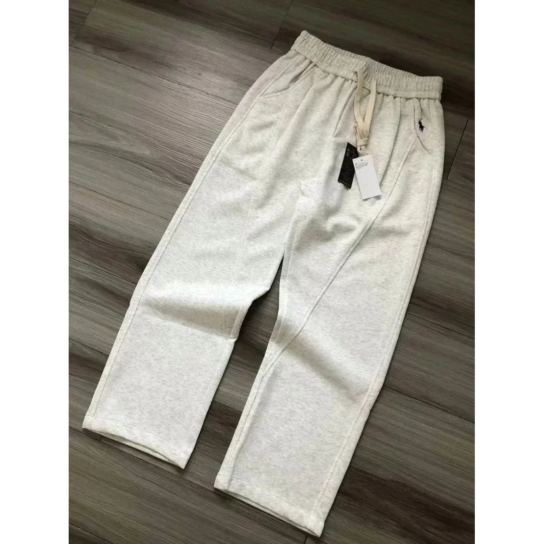 Polo Ralph Lauren Polo Ralph Lauren Big Pony Light Grey Sweatpants Grey - 1