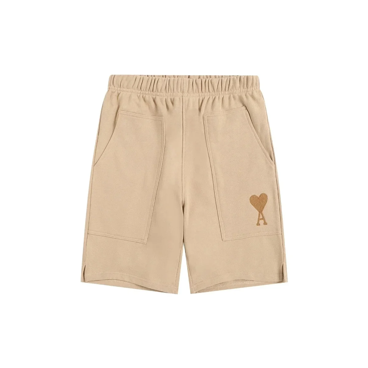 Ami Paris Ami Paris Ami de Coeur Beige Shorts Beige - 1