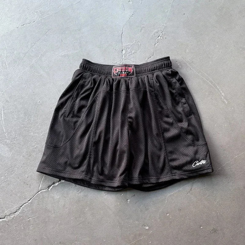 Other Black Mesh Basketball Shorts Black - 1