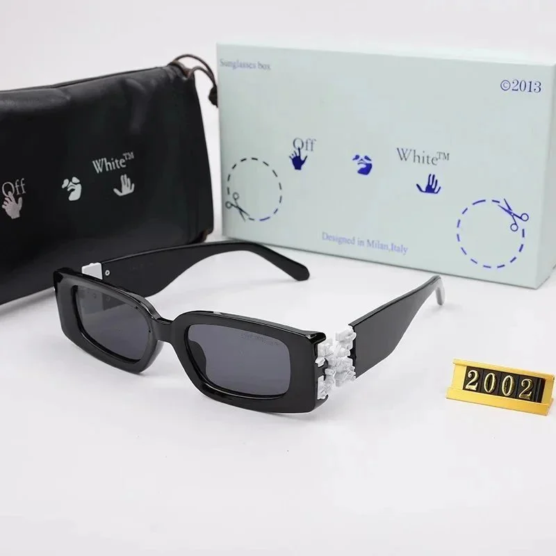 Off-White Off-White 2002 Black/White Sunglasses Black