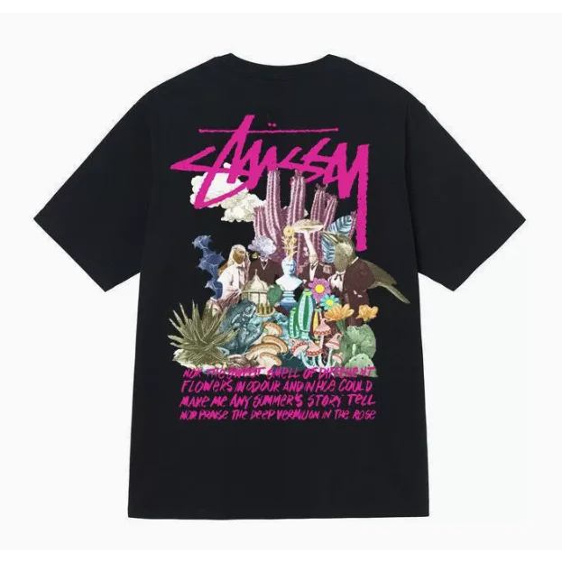 Stussy Stussy 23 Black Multi-Graphic T-Shirt Black - 1