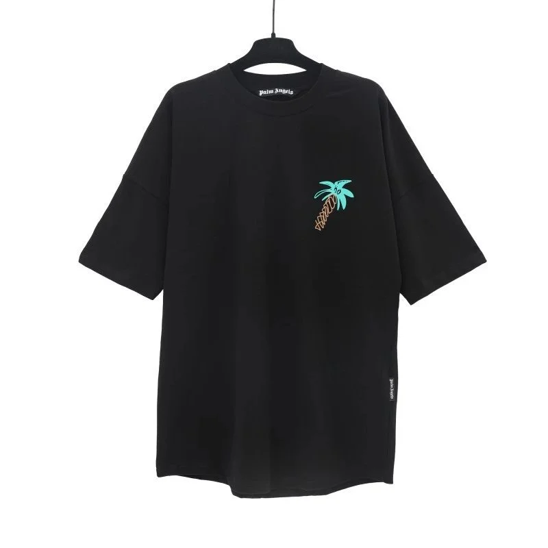 Palm Angels Palm Angels Bear Graphic Oversized T-Shirt Black Black - 1