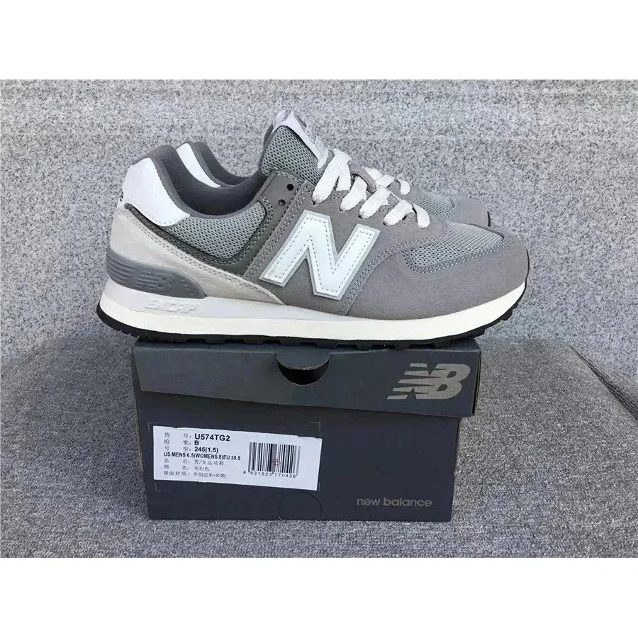 New Balance New Balance 574 U574TG2 Grey/White Sneakers Grey - 1