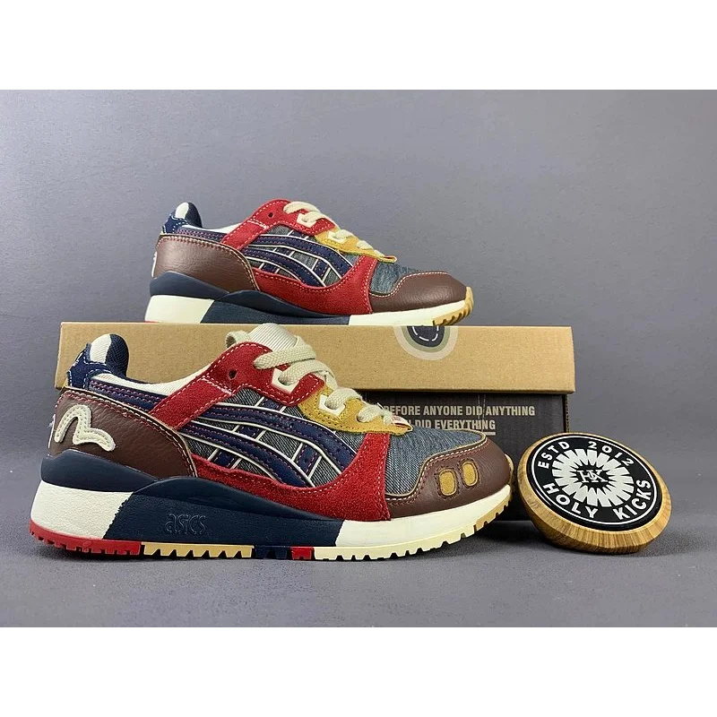 ASICS ASICS Gel-Lyte III Red/Blue Denim Sneakers Red - 1