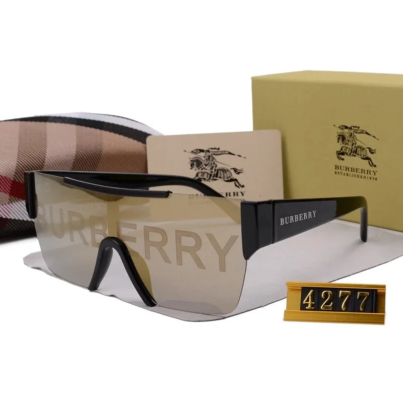 Burberry Burberry 4277 Black Shield Sunglasses Black