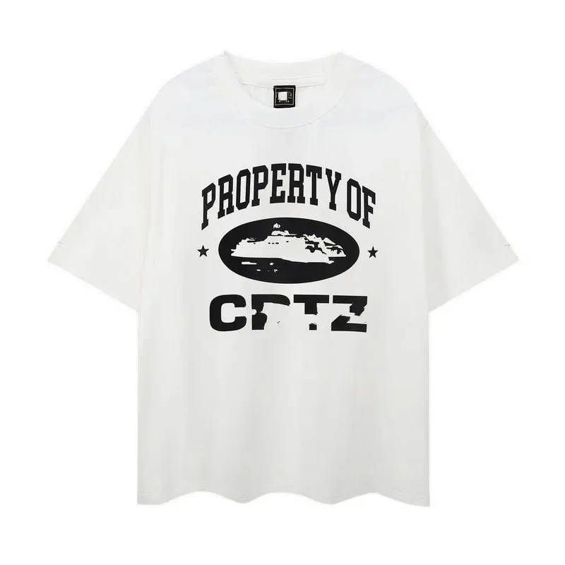 Corteiz Corteiz Property Of CPTZ White T-Shirt White - 1