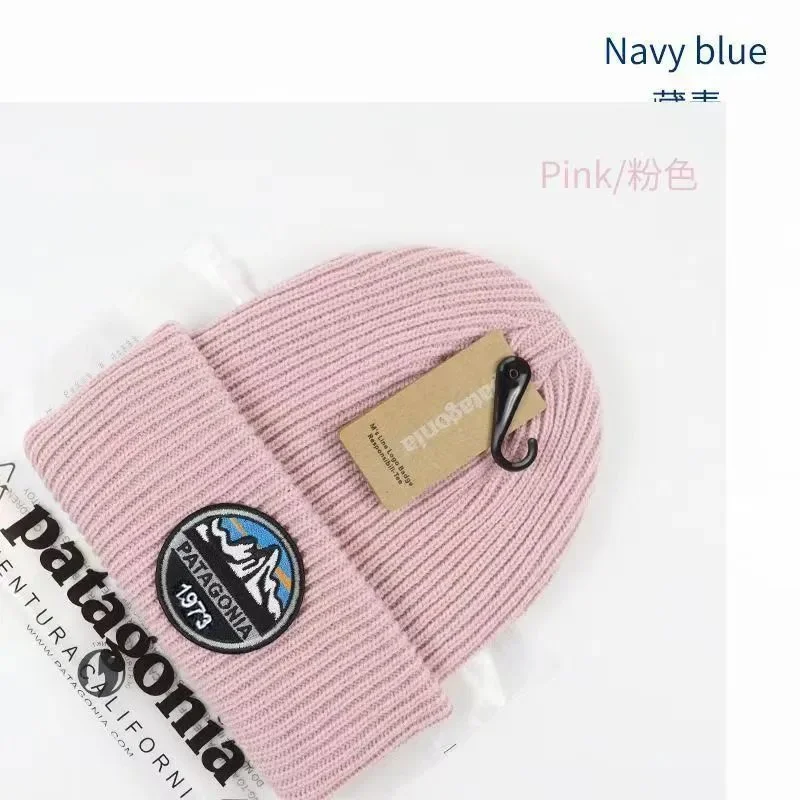 Patagonia Patagonia Pink Beanie Headwear Pink - 1