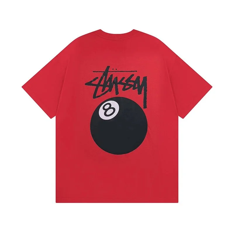 Stussy Stussy 8 Ball Red T-Shirt Red - 1