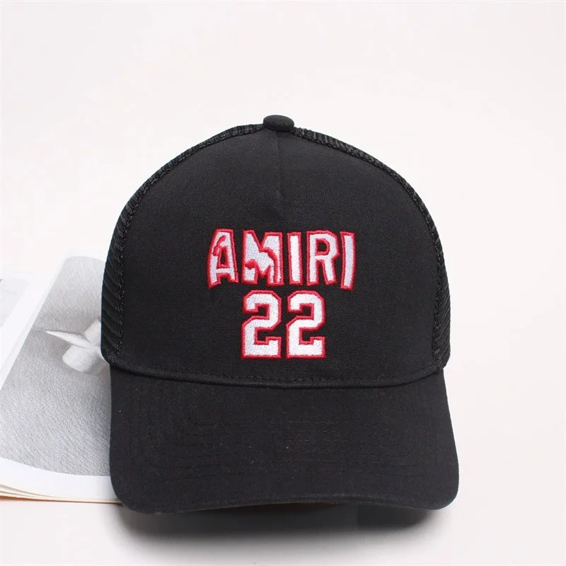 Amiri Amiri Black 'AMIRI 22' Trucker Cap Black - 1