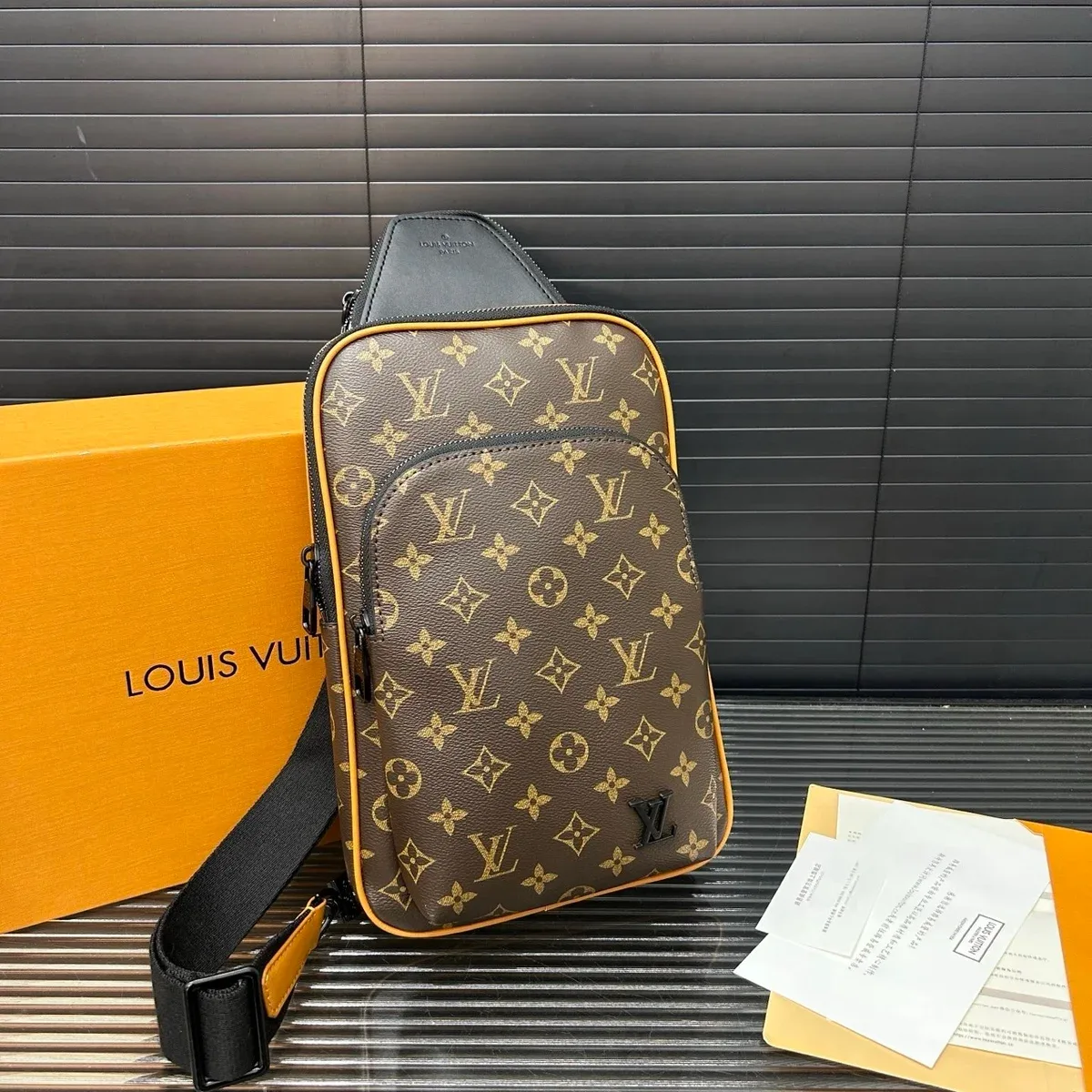 Louis Vuitton Louis Vuitton Monogram Brown Sling Bag Brown