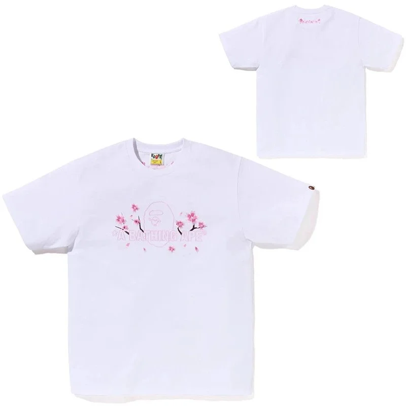 A Bathing Ape A Bathing Ape Cherry Blossom White T-Shirt White - 1