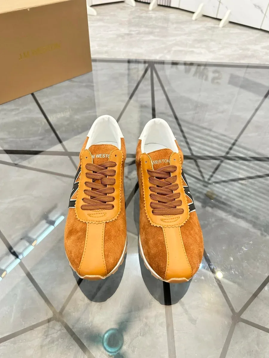 Other J.M. Weston Tan & Black Sneakers A-1 Brown - 1