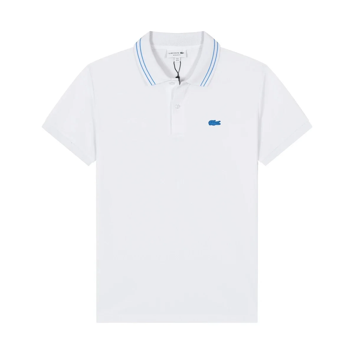 Lacoste Lacoste White Crocodile Polo Shirt White - 1