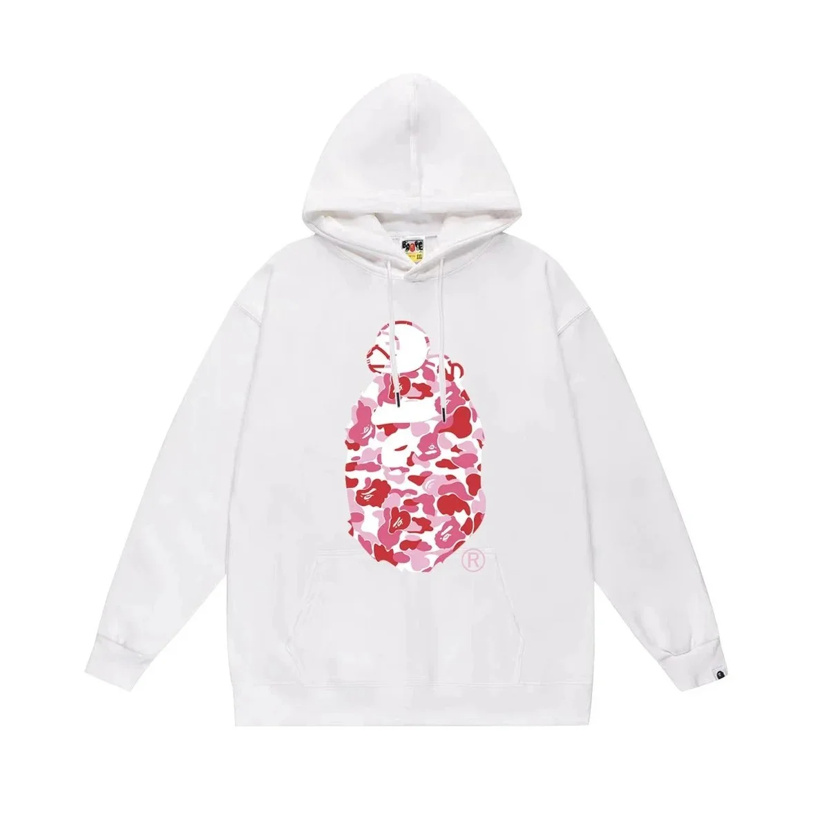 A Bathing Ape A Bathing Ape BAPE STA White/Pink Camo Hoodie White - 1