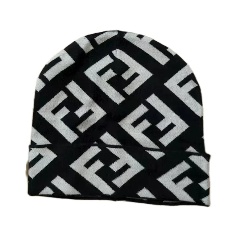 Fendi Fendi Iconic Beanie Black Black