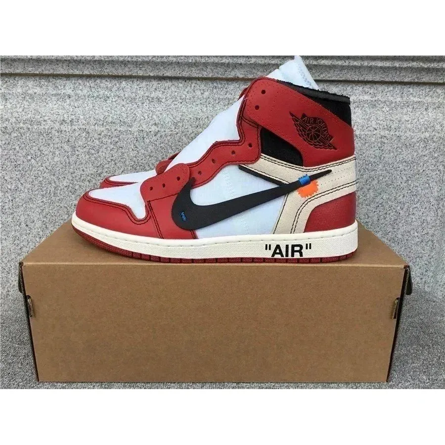 Nike Nike Air Jordan 1 Off-White 'Chicago' Pack Sneakers Red - 1