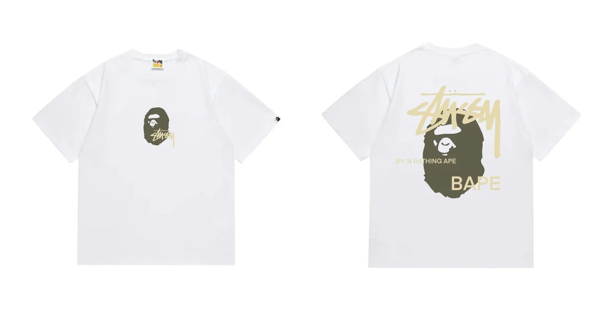 A Bathing Ape A Bathing Ape BAPE STA White T-Shirt White - 1