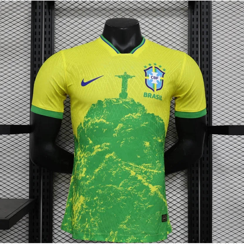 Nike Nike Mach Brazil Home Jersey Sail/Green Football Shirt Green