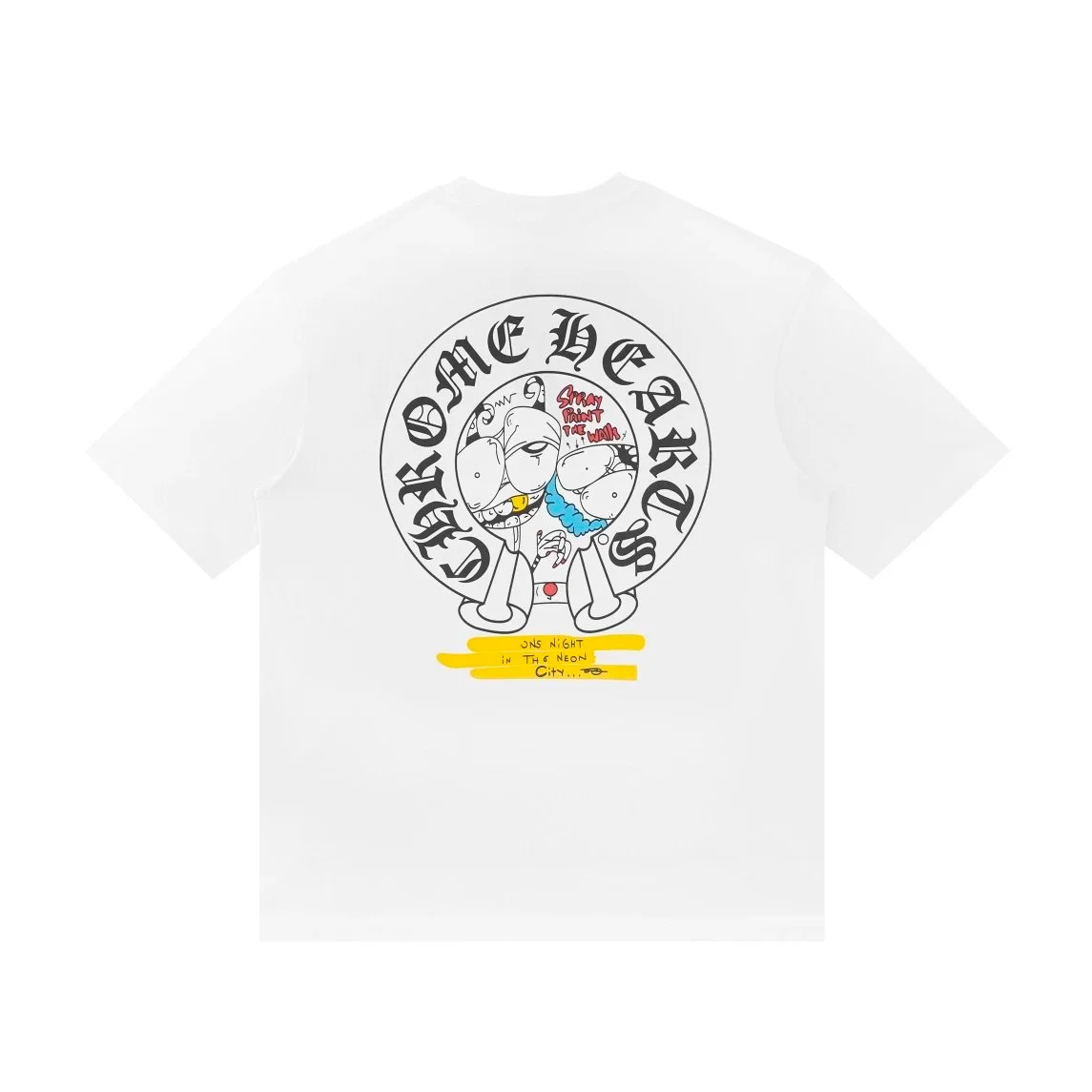 Chrome Hearts Chrome Hearts 'OME HEARTS' White T-Shirt White - 1