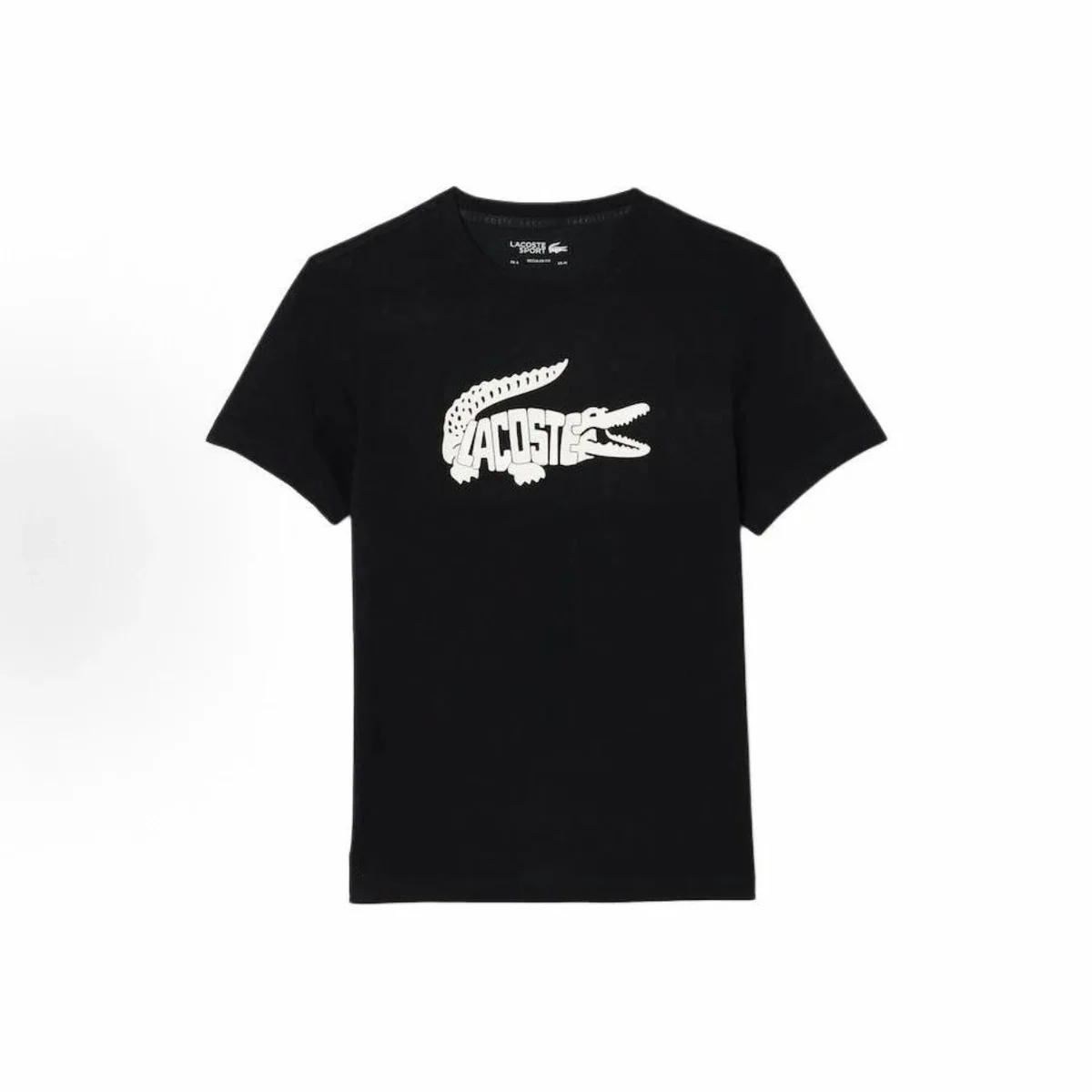 Lacoste Lacoste Crocodile Logo T-Shirt Black Black - 1