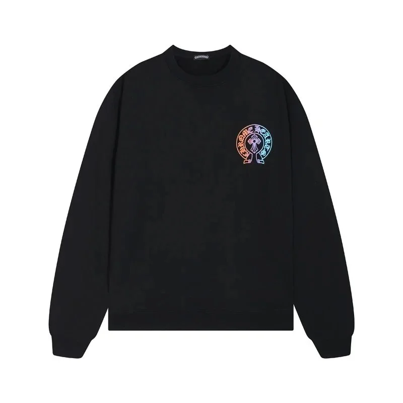 Chrome Hearts Chrome Hearts Cemetery Cross 02 Black Crewneck Sweatshirt Black