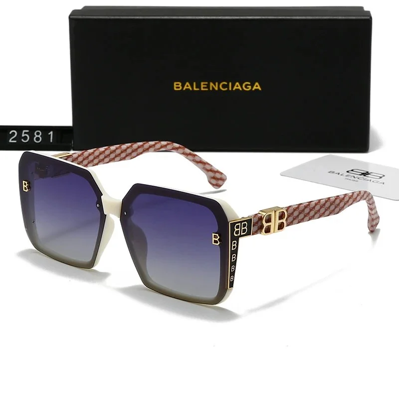 Balenciaga Balenciaga BB Logo Gradient Sunglasses 2581-C Eyewear Multicolor - 1