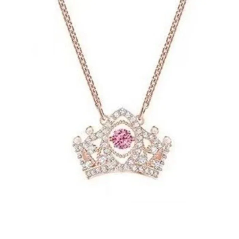 Swarovski Swarovski Return to Tiffany Crown Necklace Pink Pink - 1