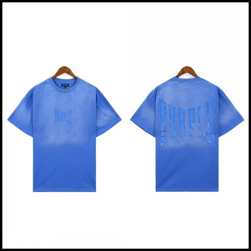 Other Purple Brand T-Shirt Blue Solid T-Shirt Blue - 1