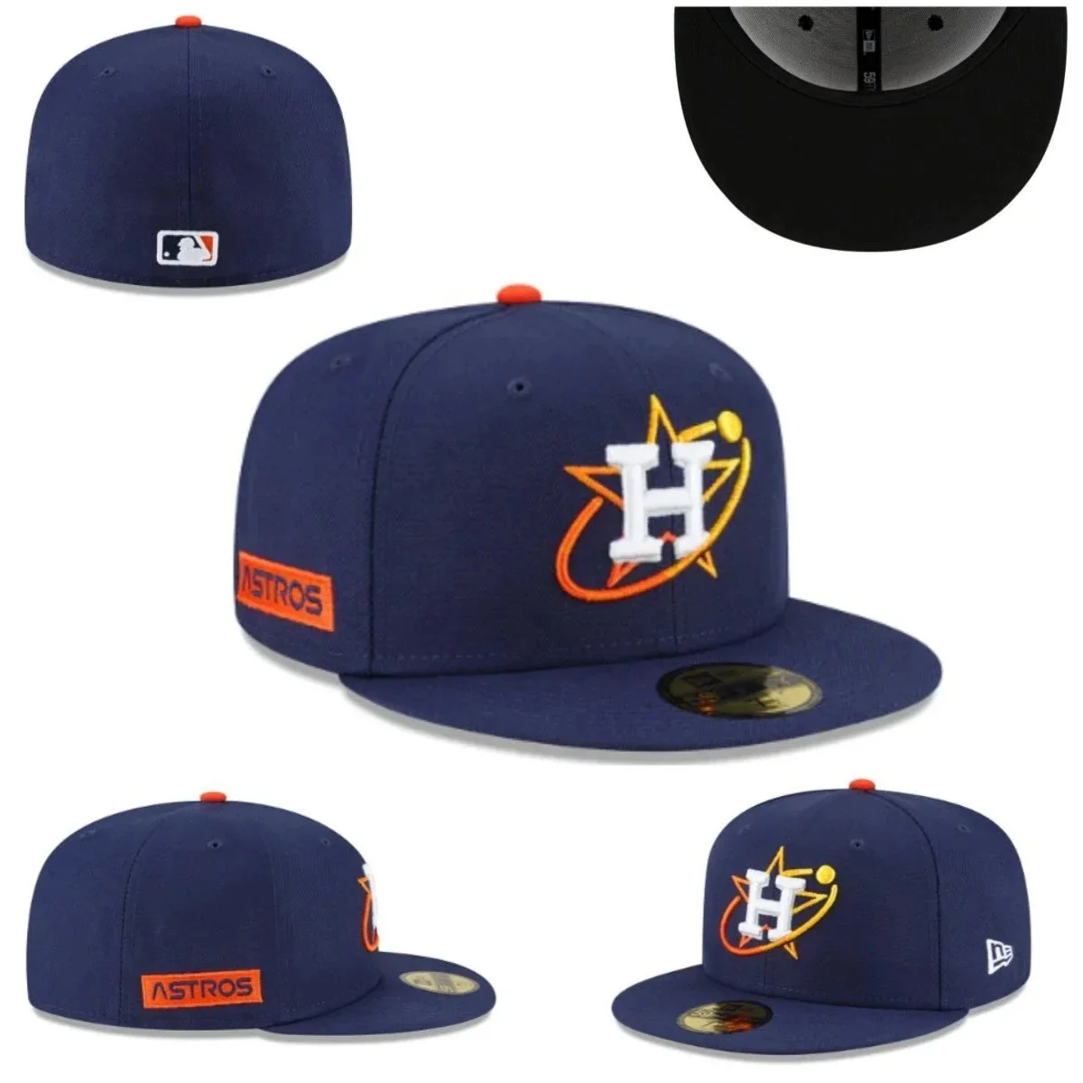 New Era New Era 59FIFTY Houston Astros Navy/Orange Baseball Cap Navy