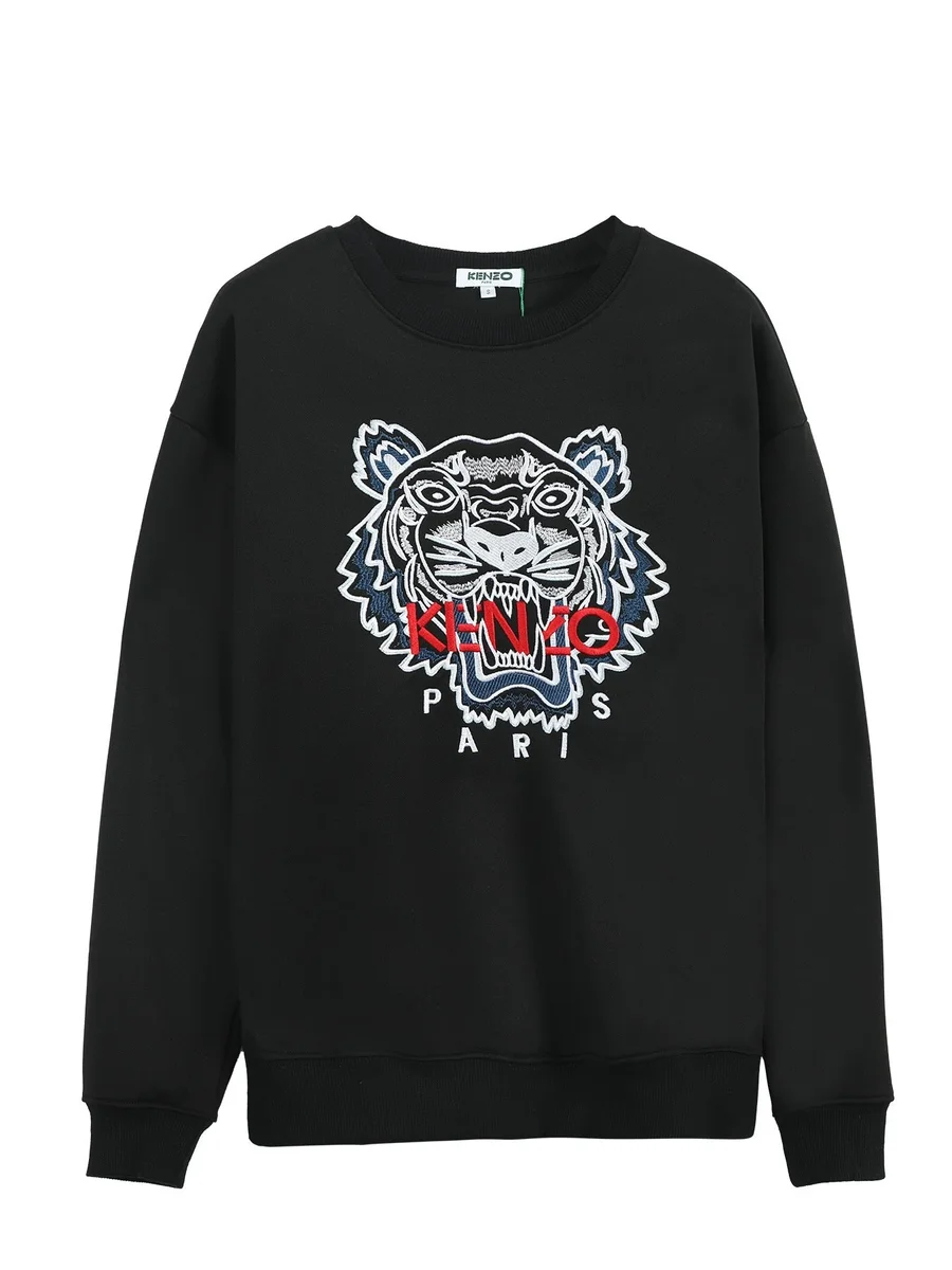 Kenzo Kenzo Tiger Embroidered Black Sweatshirt Black - 1