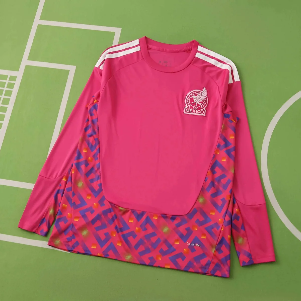 Adidas Adidas Mexico Classic Football Jersey Pink Pink - 1