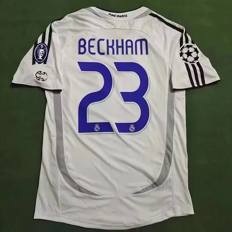 Adidas Adidas Real Madrid Beckham Home Jersey White Blue White