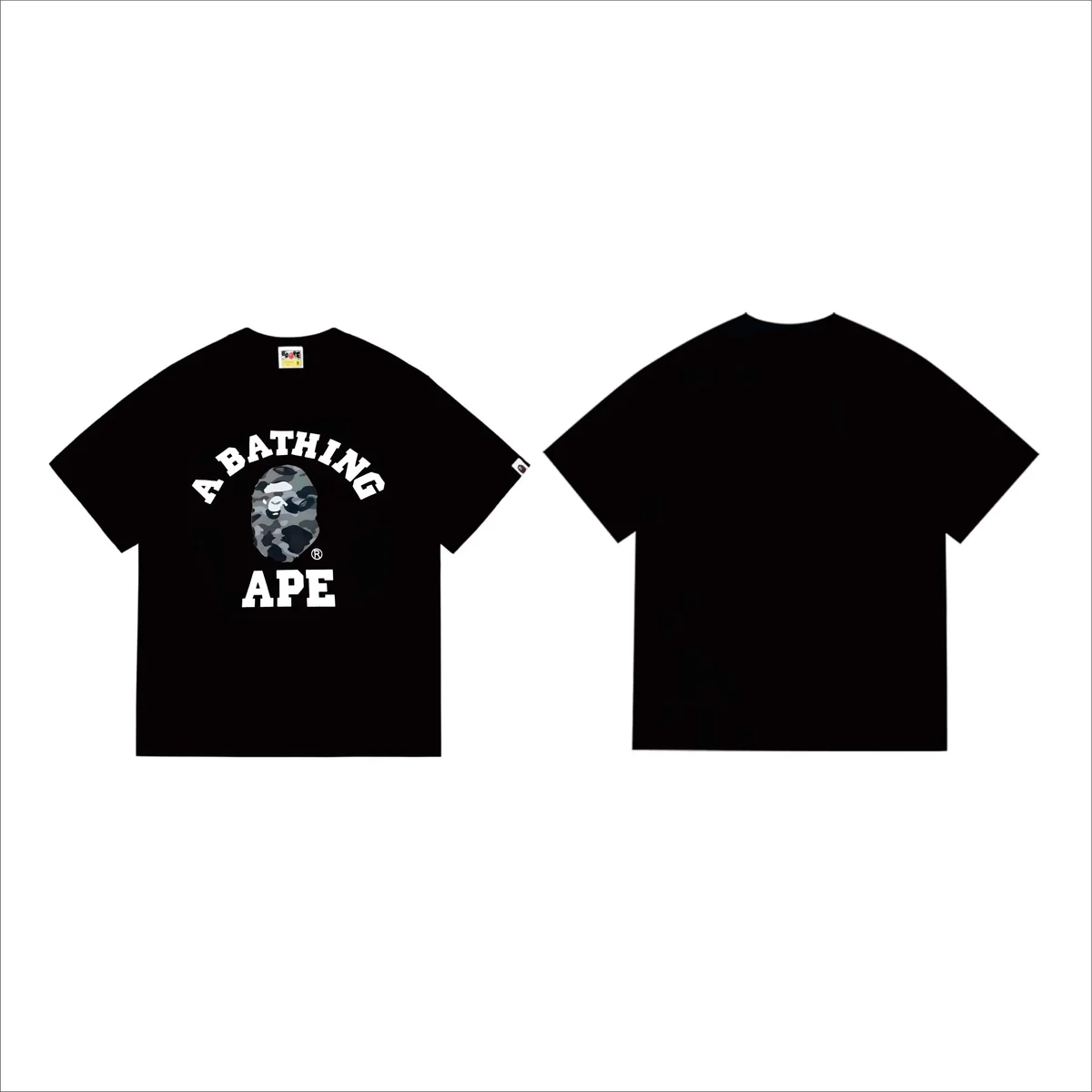 A Bathing Ape A Bathing Ape BAPE STA Black T-Shirt Black - 1