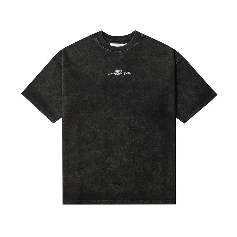 Maison Margiela Maison Margiela Oversized T-Shirt 805水洗黑 T-Shirts Black - 1