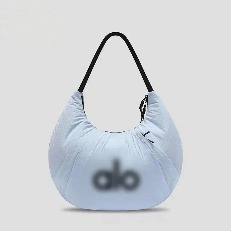 Alo Yoga Alo Blue Linen Tote Bag Blue - 1