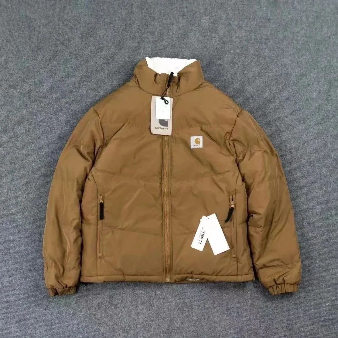 Carhartt Carhartt Brown Faux Fur Lined Parka Brown - 1