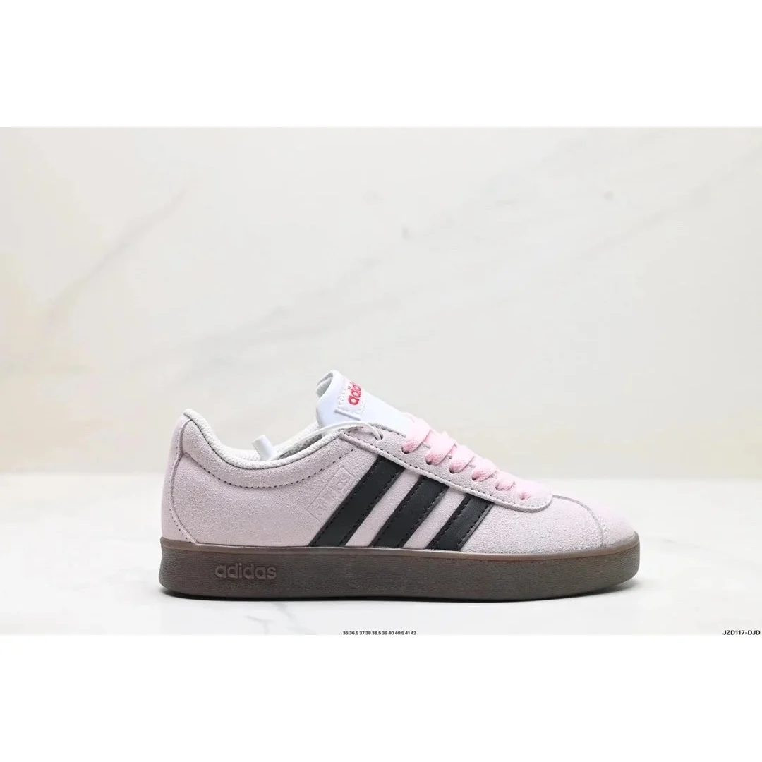 Adidas Adidas VL Court Pink Leather Sneakers Pink - 1