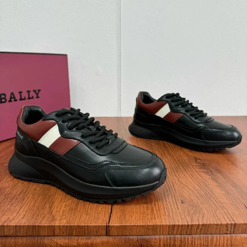 Bally Bally 37 Black & Burgundy Sneakers Black - 1