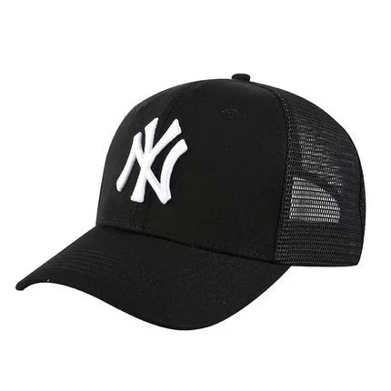 New York Yankees New York Yankees 23 Black/White Trucker Cap Black - 1